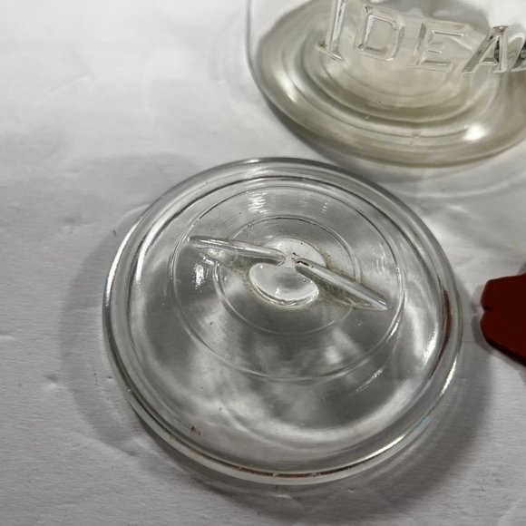 Ball Ideal Jar Glass Lid Wire Bale Clamp Closure Rubber Seal 1 Quart Canning - Picture 4 of 12